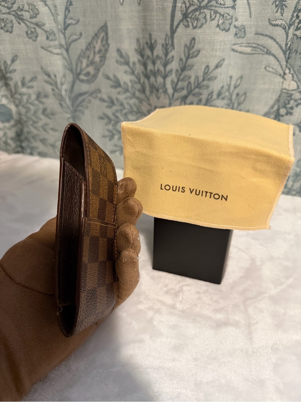 Louis Vuitton Damier Ebene cosmetic/cigarette box Case - Brown checkered design - Picture 3 of 10